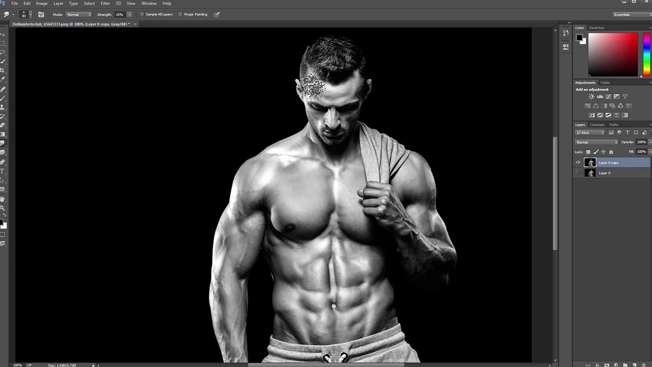 Photoshop Tutorial - Metal Body Effect (part 6)