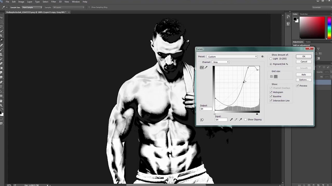 Photoshop Tutorial - Metal Body Effect (part 10)