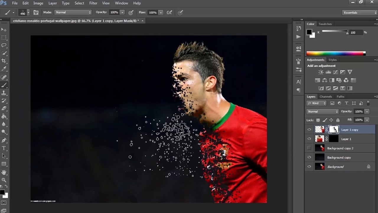 Photoshop Tutorial - Pixelation Effect (part 14)