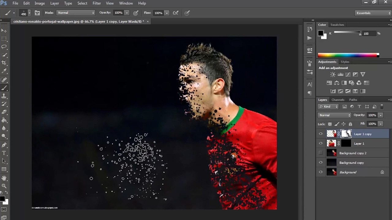 Photoshop Tutorial - Pixelation Effect (part 15)
