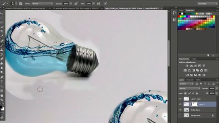Photoshop Tutorial - Water Bulb (part 9)
