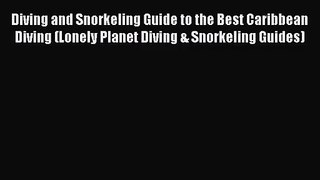 Diving and Snorkeling Guide to the Best Caribbean Diving (Lonely Planet Diving & Snorkeling