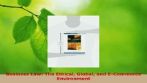 PDF Download  Business Law The Ethical Global and ECommerce Environment Read Full Ebook