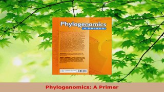 Download  Phylogenomics A Primer Ebook Free