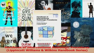 Handbook of Interventional Radiologic Procedures Lippincott Williams  Wilkins Handbook PDF