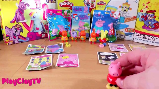Peppa pig George and friends funny toys unboxing toys Свинка пеппа игрушки распаковка Play
