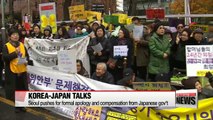 Korean and Japanese foreign ministers meet on sex-slave issue