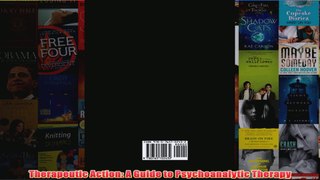 Therapeutic Action A Guide to Psychoanalytic Therapy