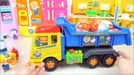 Kinder Joy Surprise eggs & Pororo truck toys 킨더조이 와 뽀로로 트럭과 라바 �
