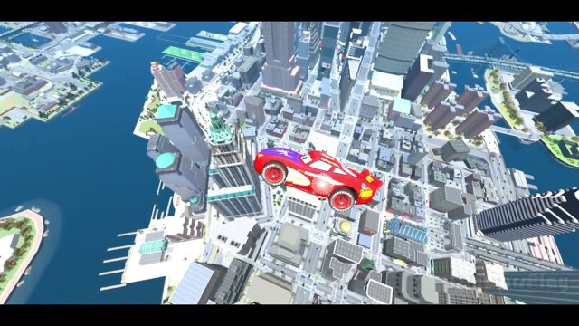 Spiderman Disney Cars Lightning McQueen Custom Pixar Nursery Rhymes ( Songs for Children )