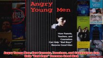 Angry Young Men How Parents Teachers and Counselors Can Help Bad Boys Become Good Men