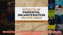 Buy Book Effects Of Parental Incarceration On Children - 