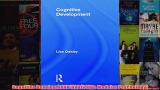 Cognitive Development Routledge Modular Psychology