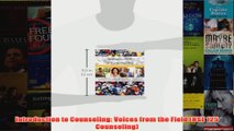 Introduction to Counseling Voices from the Field HSE 125 Counseling