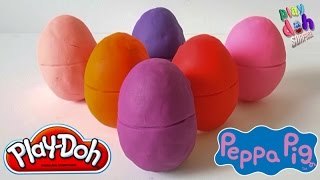 Peppa Pig Play Doh Frozen Surprise Eggs Angry Birds Spongebob Toy Story Minion