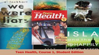 Read  Teen Health Course 1 Student Edition Ebook Free