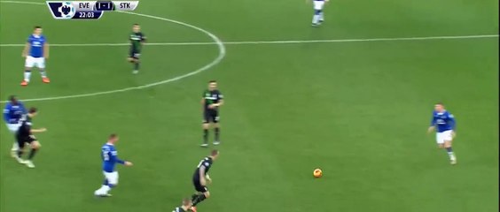 Romelu Lukaku Goal ~ Everton vs Stoke City 1-1