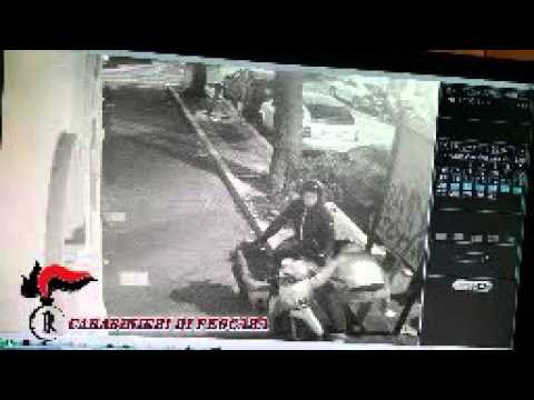 Pescara - Due giovani arrestati per l'incendio di fronte alla Rai (28.12.15)