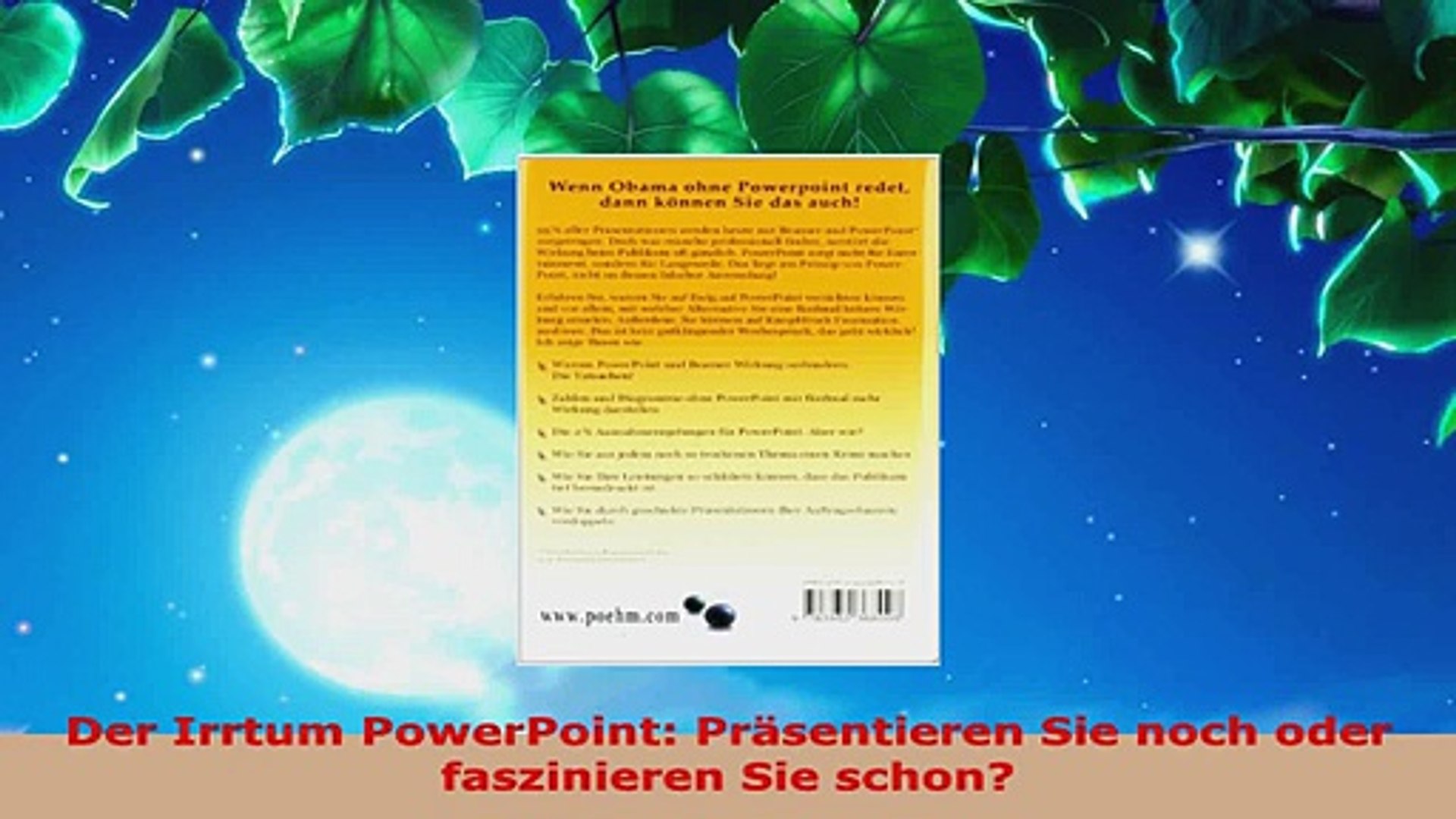 Lesen Der Irrtum Powerpoint Prasentieren Sie Noch Oder Faszinieren Sie Schon Ebook Frei Video Dailymotion