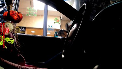 Nick Diaz After UFC 158 Weigh In At McDonalds Drive Thru