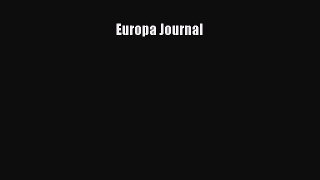 Europa Journal [PDF Download] Online