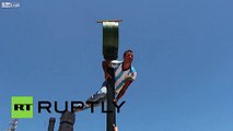 Argentina: Pole dancers show off skills ahead of South American championships