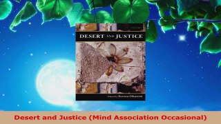 Read  Desert and Justice Mind Association Occasional Ebook Free
