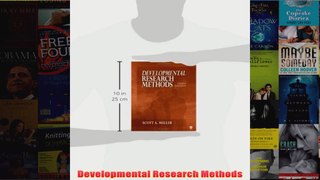 Developmental Research Methods