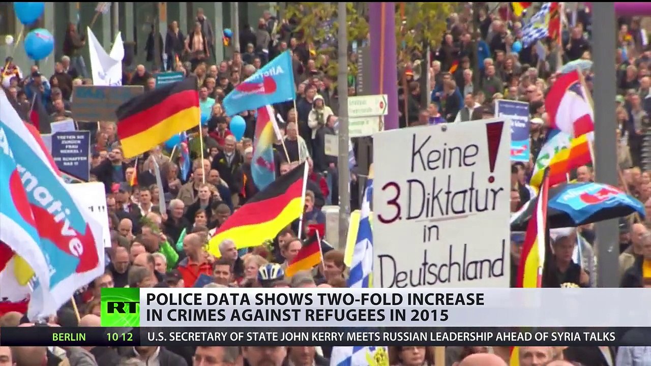 Merkel to go on supporting refugees while crimes against them doubled