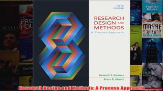 Research Design and Methods A Process Approach