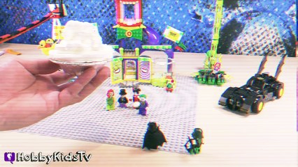JOKERLAND Lego Build! Batman Tricks Bad Guys + Pie SMASH Kit 76035 HobbyKidsTV