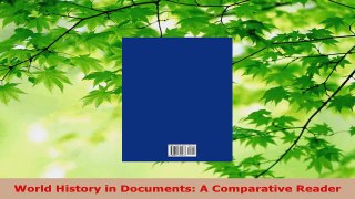 Read  World History in Documents A Comparative Reader EBooks Online