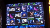 ALIEN Penny Video Slot Machine wiith ALL BONUS LEVELS WON Las Vegas casino