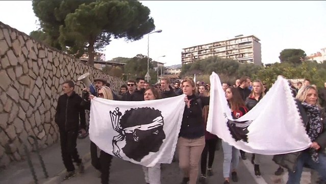 Tensions en Corse : nouvelle manifestation à Ajaccio