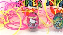 Hello Kitty ハローキティ   Kinder Surprise Egg   Monsters High!!! Super Cool Toys (Kinder Sorpresa)