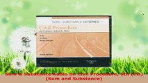 Read  Sum  Substance Audio on Civil Procedure 6th CD Sum and Substance PDF Online
