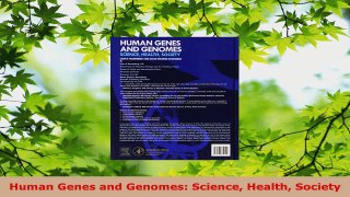 Download  Human Genes and Genomes Science Health Society PDF Free