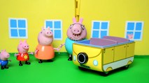 daddy pig Peppa Pig Halloween Episode Play-Doh Pumpkin Car Mammy Pig Daddy Pig Kids Story