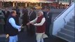 Modi arrives in Lahore on surprise visit  Welcomed By Prime Minister Muhammad Nawaz Sharif