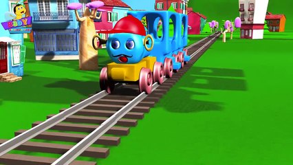 Finger Family Train Family | 3D Finger Family Songs | Funny Finger Family