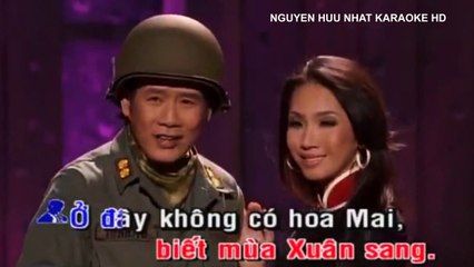 Karaoke Mùa Xuân Lá Khô Tuấn Vũ Mỹ Huyền HD