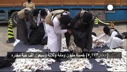 Arabia Saudita, sequestro record di pillole di anfetamine