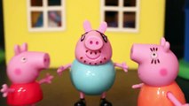 Peppa Pig Light Up Toys with Family George and Daddy with Mommy Pig Review by ToysReviewToys