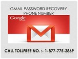 gmail password recovery phone 1-877-775-2869