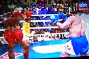 Prum Samnang (Khmer) KO Tom Tam (Thai) Round 4, ព្រំសំណាង ផ្តួល តុំតាំ ទឹកទី4