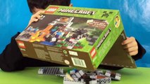 Lego Minecraft Set Giant Surprise Egg – Toys Unboxing Enderman Egg!