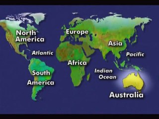 Dünya Atlas:- Okyanusya Kıtası  - Avustralya, Endonezya