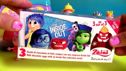 Inside Out Choco Surprise Eggs same as Kinder Huevos Sorpresa Divertida Mente Vice-Versa