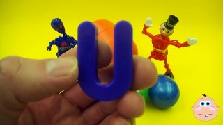 Kinder Surprise Egg Learn-A-Word! Lesson 'J' (Teaching Spelling & Letters Unwrapping Eggs & Toys)