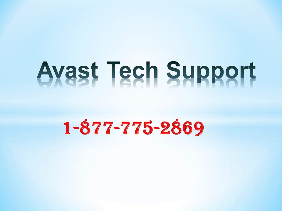 Avast Tech Support 1-877-775-2869